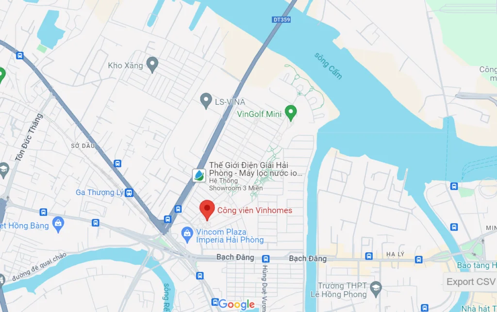 vị trí đắc địa vinhomes imperia