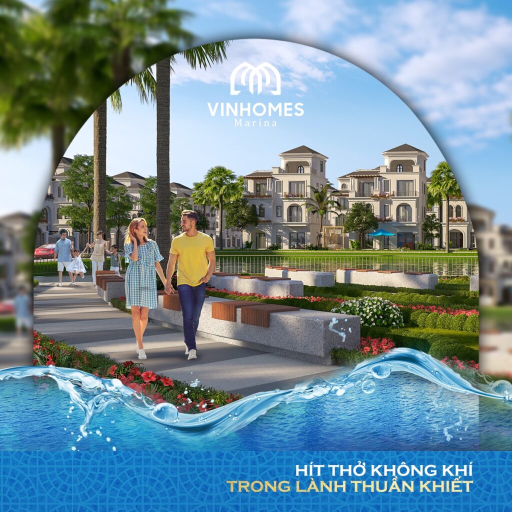 Vinhomes Marina Cầu Rào 2 không gian xanh tại vinhomes marina cầu rào 2